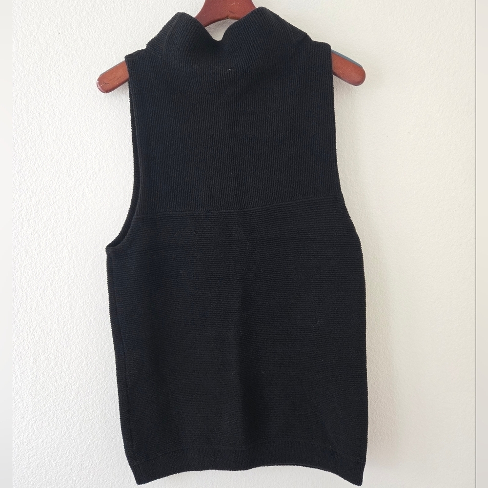 Free People Isla Ottoman Knit Ribbed Sweater Tunic Black size Small - Picture 6 of 16